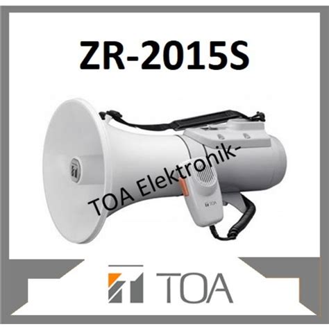 Jual Megaphone TOA ZR 2015S Sirene 15 Watt Shopee Indonesia