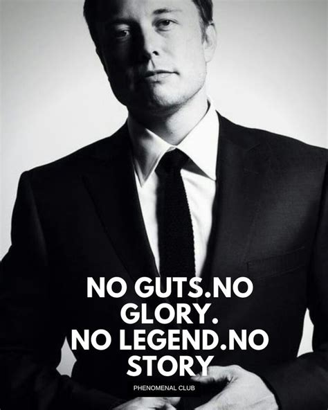 A Man In A Suit And Tie With The Words No Guts No Glory No Legend No