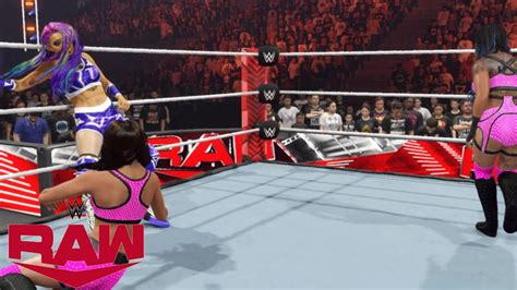 Wwe K Raw Kayden Carter Katana Chance Vs Natalya Tegan Nox Youtube