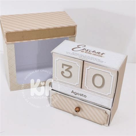 Calendário Permanente Nude Kif Criações