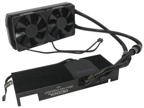 Водяное охлаждение Alphacool Eiswolf 240 GPX Pro Black для AMD Radeon ...