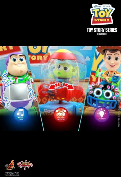 Misb Hot Toys Disney Pixar Toy Story Cosbaby Cosrider Buzz Lightyear Rocking Motion Music Tone