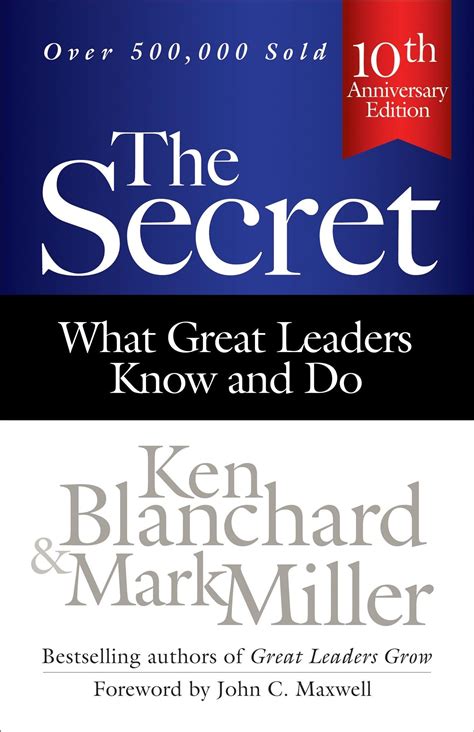 Amazon.com: The Secret: What Great Leaders Know and Do: 9781626561984