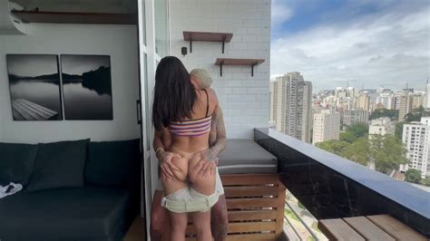 Crazy Fuck On The Balcony With The Brunette From São Paulo xxx Mobile Porno Videos