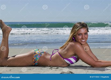 Blond In Bikini Stock Photo Image Of Human Adult Symbol 6711032
