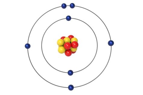 Beryllium Atom Bohr Model Proton Neutron Electron Illustration Stock ...