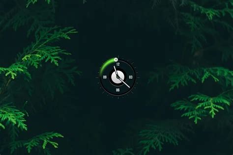 Rainmeter mond clock