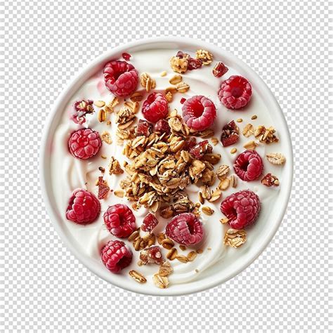 Premium PSD Yogurt Bowl Isolated On Transparent Background