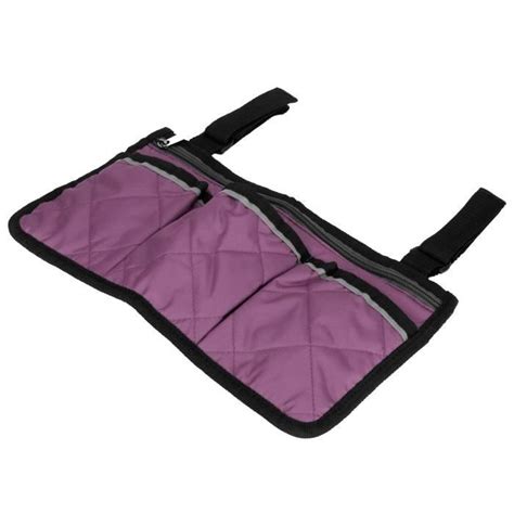 Duokon Sac Lat Ral Pour Fauteuil Roulant Sac De Rangement Lat Ral