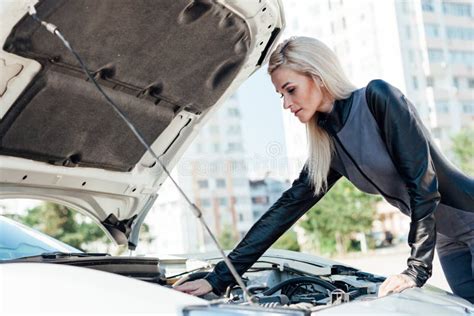 Hot Mechanic Babe Stock Image Image Of Pinup Female