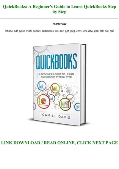 Best Pdf Quickbooks A Beginners Guide To Learn Quickbooks Step By