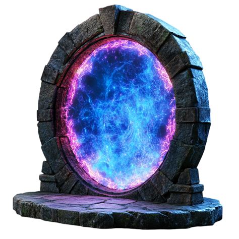 Energy Magic Portal Set on transparent background 67223812 PNG