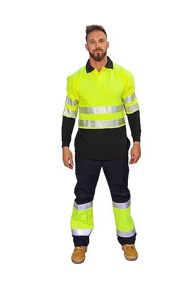 Pantalón de trabajo hi viz amarillo y azul con reflectivo 3M Garimport