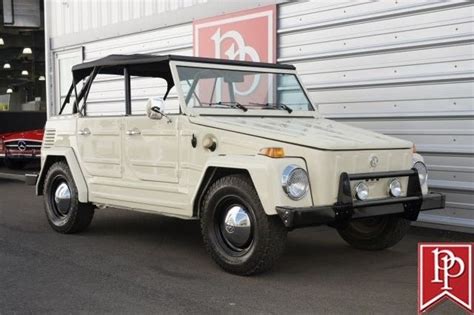 1973 Volkswagen Type 181 Thing Convertible 69363 Miles White Classic Volkswagen Type 181 Thing