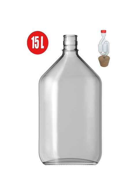 15 Litre Cam Damacana Mantar Kapaklı Hava Kilitli Set Fiyatları ve