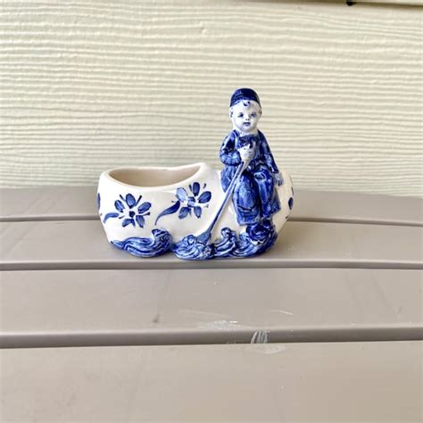 Delft Blue Planter Etsy