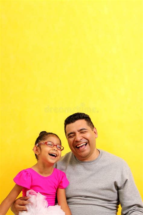 Divorced Single Brown Dad Carries His Latina Daughter On His Legs Dressed As A Ballerina They