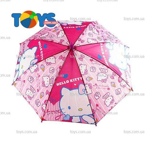 Зонтик Hello Kitty вид 3 - Зонты и дождевики в интернет-магазине Toys