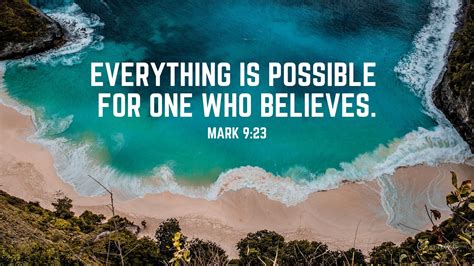 Everything Is Possible For One Who Believes Hd Jesus Wallpapers Hd