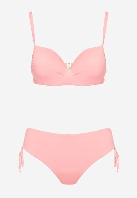 R Owe Bikini Biustonosz Z Usztywnianymi Miseczkami Majtki Figi Ozdobione Troczkami Tamarie Renee