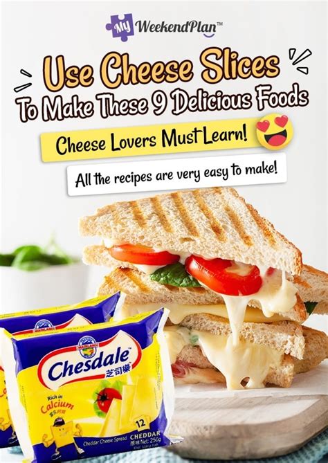 9 Recipes Malaysia by Using Cheese Slices | So Cheezy
