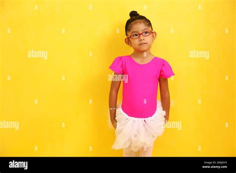 Year Old Brunette Latina Girl With Autism Spectrum Disorder Asd Takes Ballet Dance Therapy
