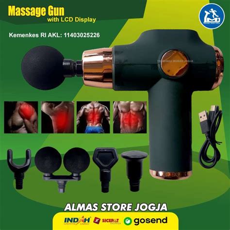 Jual Massage Gun Alat Pijat Getar In Elektrik Terapi Otot Portable Di