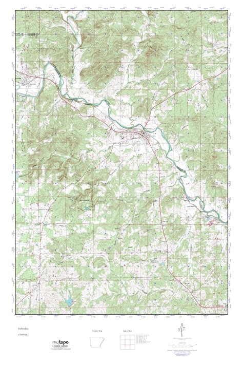 Mytopo Imboden Arkansas Usgs Quad Topo Map