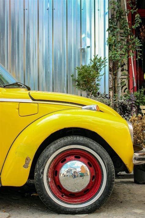 Yellow Volkswagen Beetle · Free Stock Photo