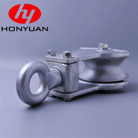 Hot Dip Galvanized Wire Rope Trawl Block Swivel Eye Pulley China