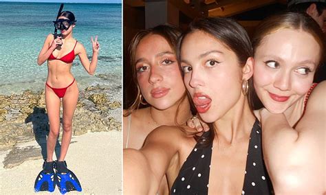 Olivia Rodrigo Shows Off Her Toned Bikini Body While Hitting The Beach With Tate Mcrae And Iris