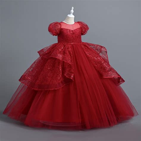 Tween Dresses Flower Girl Dress for Wedding Fancy Princess Ball Gown