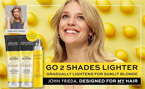 John Frieda Sheer Blonde Go Blonder Shampoo Gradual Lightening Shampoo With Citrus And