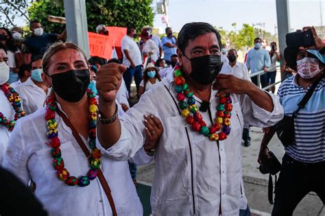 Salgado Macedonio comienza campaña