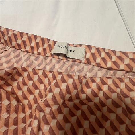 Nude Lucy Rhys Cupro Mini Skirt Size L Never Worn Depop