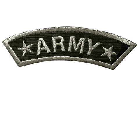 Army Patch Iron On Sew On Military Uniform Fancy Dress Costume Embroid