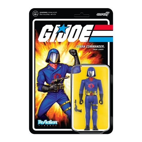 Super7 Gi Joe Cobra Commander Toy Colors 375 Gi