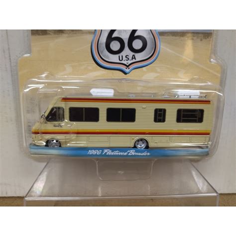 FLEETWOOD RV BOUNDER 1986 ROUTE 66 USA MOTORHOME CAMPER 1 64 GREENLIGHT