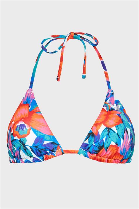 Emporio Armani Logolu Üçgen Bayan Bikini Üstü S 262421 2R300 75810