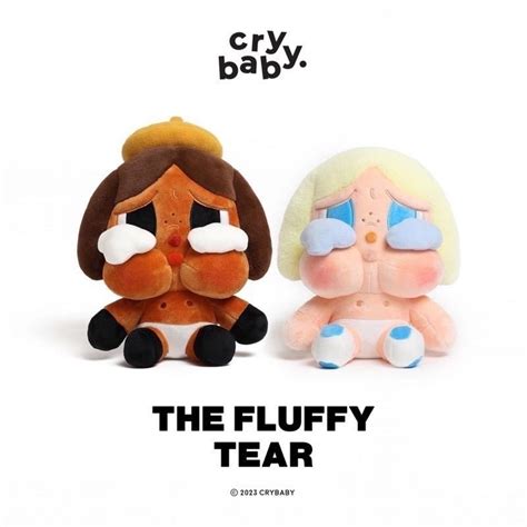 พรอมสง CRYBABY My Fluffy Tear Original Brown Blonde Edition ของแท 100 Shopee Thailand