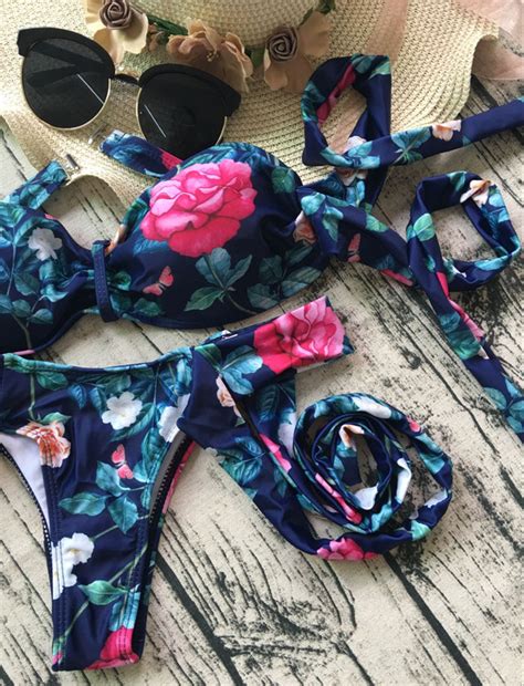The Bikini Split Print Is Sexy On Luulla