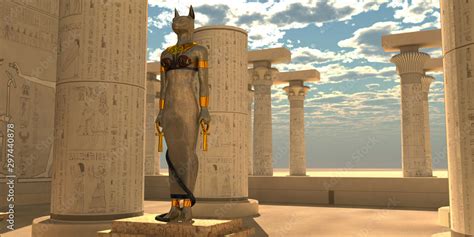 Egyptian God Bastet Statue - Bastet was an Egyptian goddess that was a ...