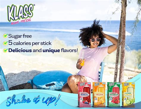 Klass Aguas Frescas Variety Pack Sugar Free Drink Mix Cucumber Limeade