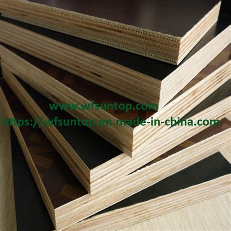 Fresh Poplar Eucalyptus Core Film Faced Shuttering Plywood China