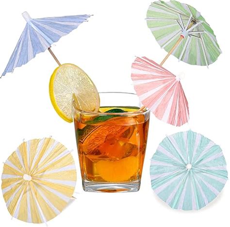 Amazon Cunhill 150 Pcs Drink Umbrellas Cocktail Picks Parasol