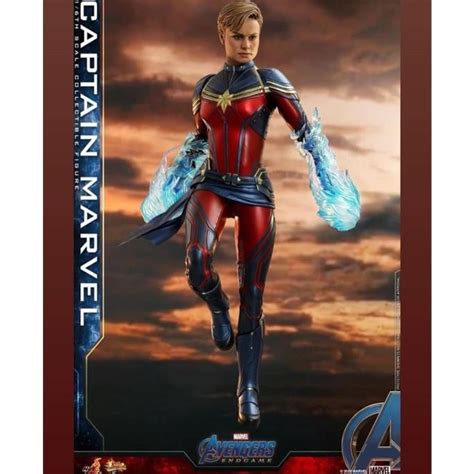 Jual HOT TOYS CAPTAIN MARVEL ENDGAME AVENGERS HT MMS SCALE PO DP
