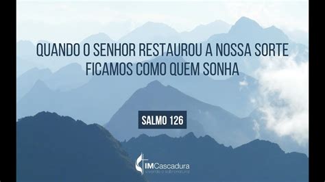 Igreja Metodista Em Cascadura Quando O Senhor Restaurou A Nossa Sorte