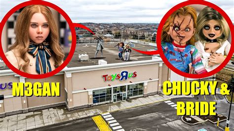 If You Ever See Chuckys Bride M3gan And Chucky At Haunted Toys R Us