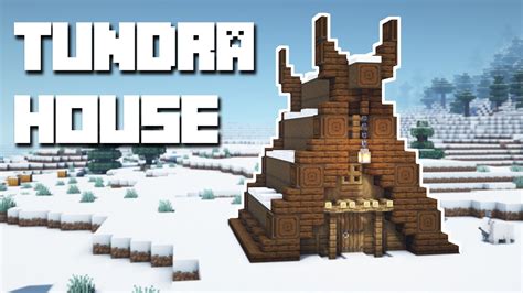Minecraft Tundra House Tutorial How To Build Youtube