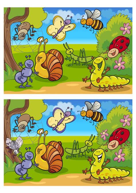 Найди отличия для детей 4 5 лет картинки